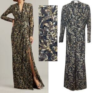 NWT TADASHI SHOJI DRESS GOWN MOTHER OF THE BRIDE FORMAL EVENING BURNOUT VELVET